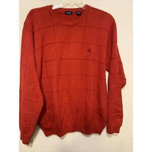 Izod Men’s Pull Over Size XL Red With Logo